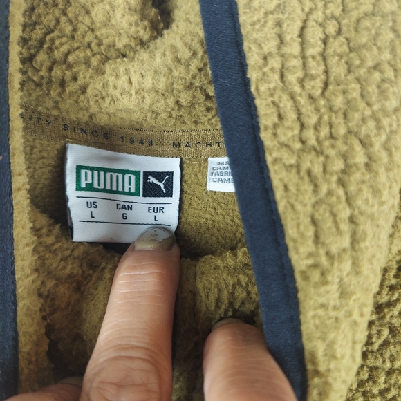 Puma Sherpa Fleece sweater, large - Picture 5 of 8